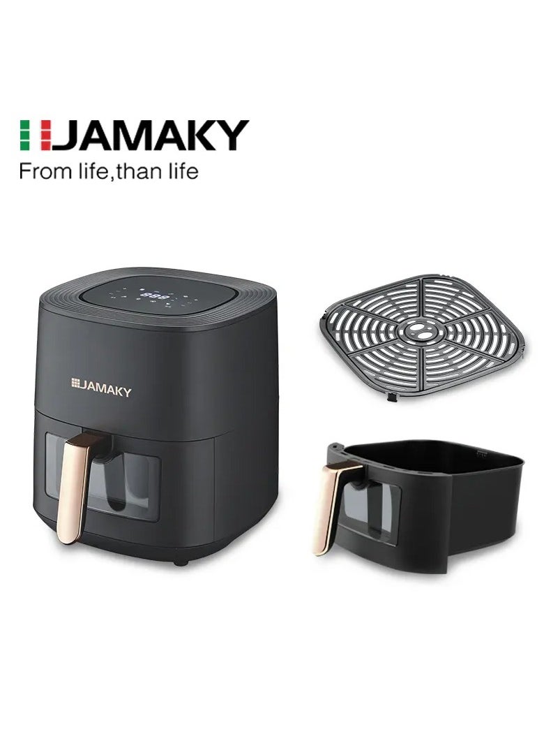 JMK Hot Sale Air Fryer for Home Kitchen Use with LED Digital Display Electric Air Fryer with Overheat Protection and Non-Stick Basket JMK5006 1800W 7L  - Image 1