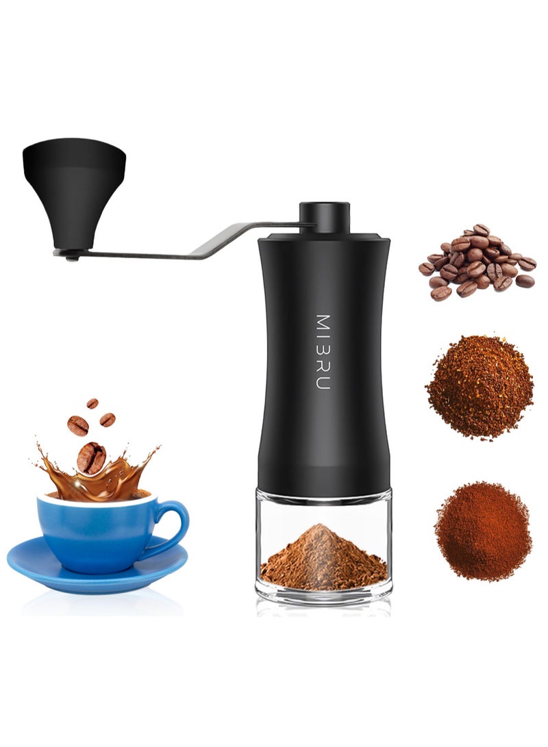 MIBRU V60 Drip Coffee Maker Set Black Suitable It Consists Of A Scale Barista's Kit Glass Server Drip Jug Coffee Filter Coffee Grinder Drip Funnel - Image 4