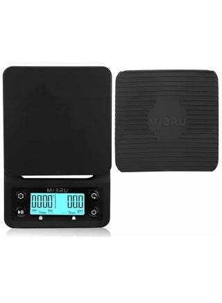 مجموعة V60 تقطير القهوة احترافية بكج من قطع اداوت قهوة مختصة لون اسود مع ميزان قهوة دقيق - view 3