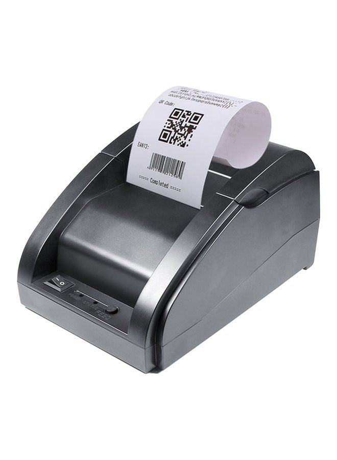 NIBEMINENT 58mm Thermal USB BT Mini Portable Label Printer Supermarket Receipt Bill Printing Black - Image 1