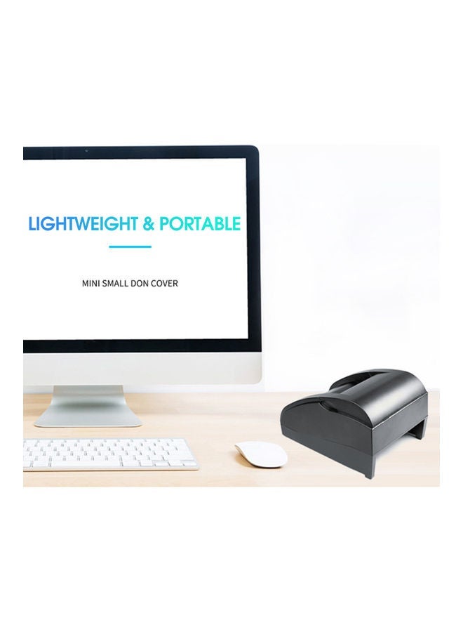 NIBEMINENT 58mm Thermal USB BT Mini Portable Label Printer Supermarket Receipt Bill Printing Black - Image 3