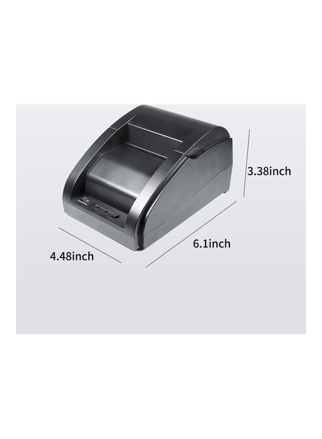 NIBEMINENT 58mm Thermal USB BT Mini Portable Label Printer Supermarket Receipt Bill Printing Black - Image 2