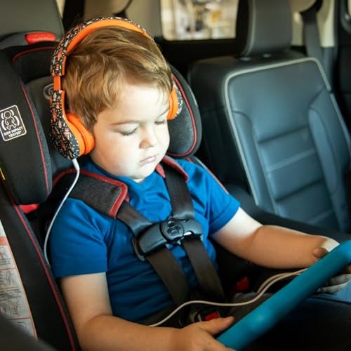 Snug Play+ Kids Headphones – Volume Limited 93dB for Safe Listening – Foldable, Durable Headphones for Toddlers, Boys & Girls – Tangle-Free Cord – Ideal for Travel, School, Tablets - Robots - Image 5