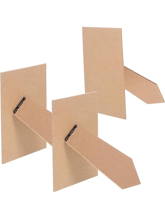 Khaki Easel Back Boards 3 Pack Self Adhesive for Photo Frames - Image 1
