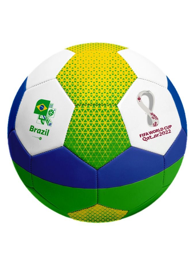 FIFA Football Fifa Qatar 2022 Country Collection Size 5 - Brazil - Image 1