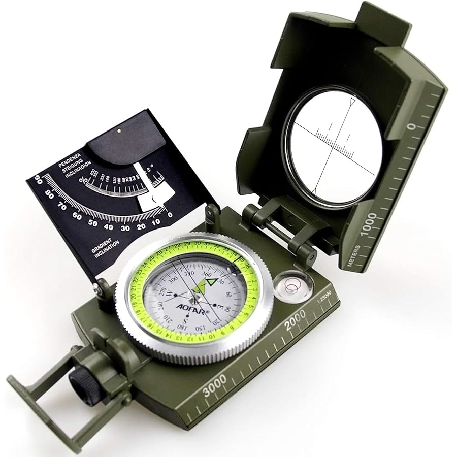 أرابست Arabest af-4074 Military Lensatic Sighting Compass