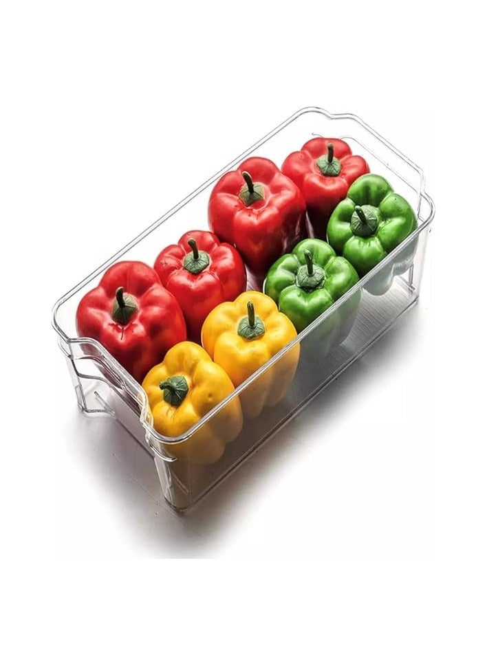 Green Tiger 4 PCS fridge organizers and storage XL & L, storage cabinet, kitchen organizers and storage, Pantry Kitchen, Pantry Organization and Storage Bins, kitchen cabinet organizer, organizer bin, napkin. - Image 3