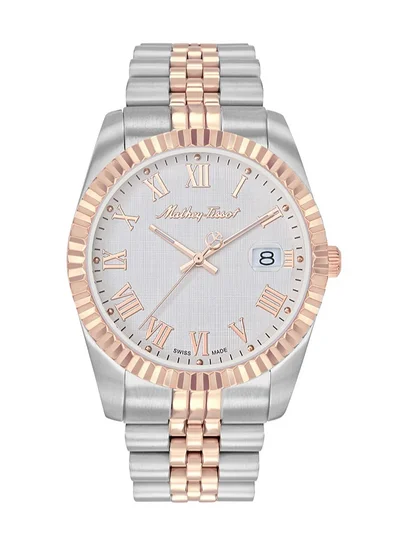 Mathey-Tissot Mathy III Roman White Dial Unisex Watch H810BRA