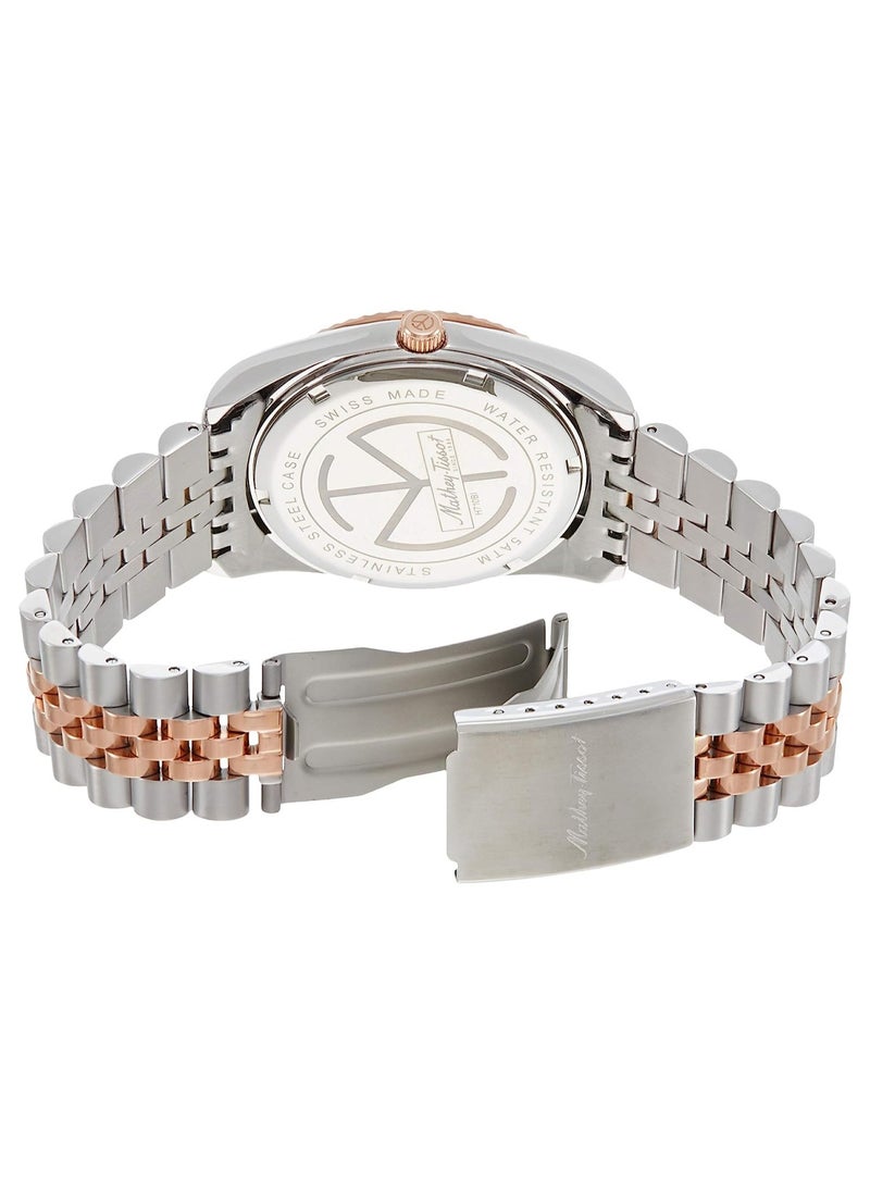 Mathy III Roman White Dial Unisex Watch H810BRA