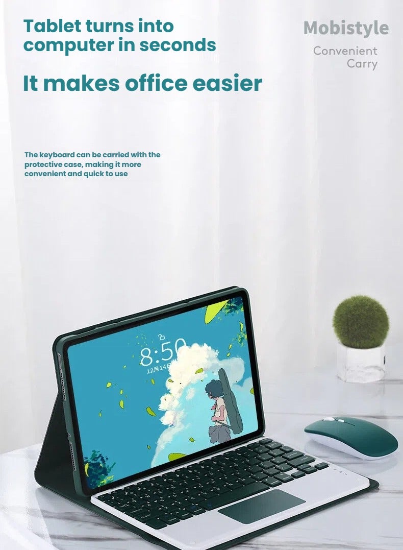 Keyboard Case Compatible with Huawei Hi MatePad 11.5-inch 2025 (BRO-W00), Keyboard Case for Hi MatePad 11.5-inch with Touch Keyboard - Image 5