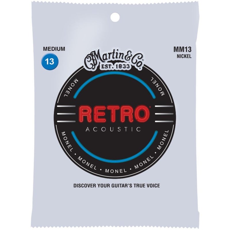 Martin Strings MM13 Retro® Acoustic Guitar Set Medium - 0.13 - 0.56 - Image 1