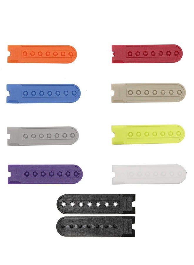 9 Pairs Snapback Strap Repair Fasteners Buckle Extender (Colorful)