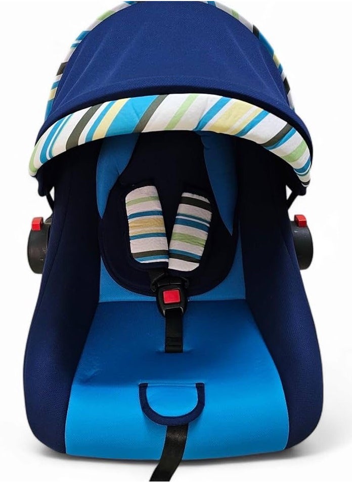 Star Kids - Baby Car Seat And Carrycot With Canopy, Convertible To Car Seat, Rocker, Carrycot And Feeding Chair, 0 - 18 Months, Bright Blue - Image 1
