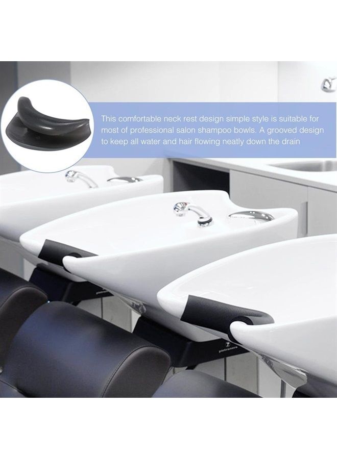 Semme Shampoo Bowl Gel Neck Rest, Durable Comfortable Soft Silicone/PU Gel Neck Cushion Pillow for Spa Hair Salon Sinks Wash Basin - Image 2
