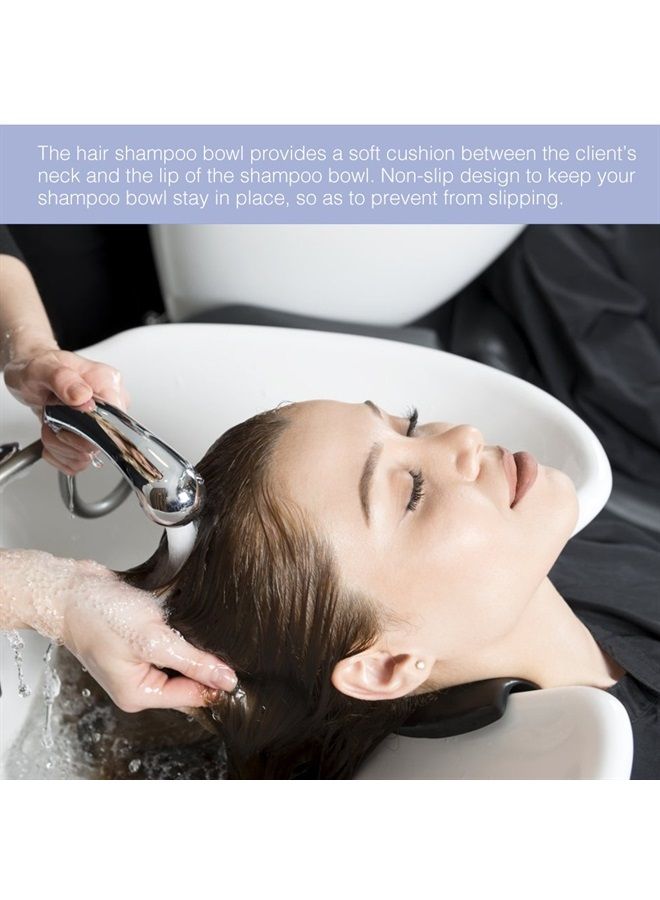 Semme Shampoo Bowl Gel Neck Rest, Durable Comfortable Soft Silicone/PU Gel Neck Cushion Pillow for Spa Hair Salon Sinks Wash Basin - Image 3