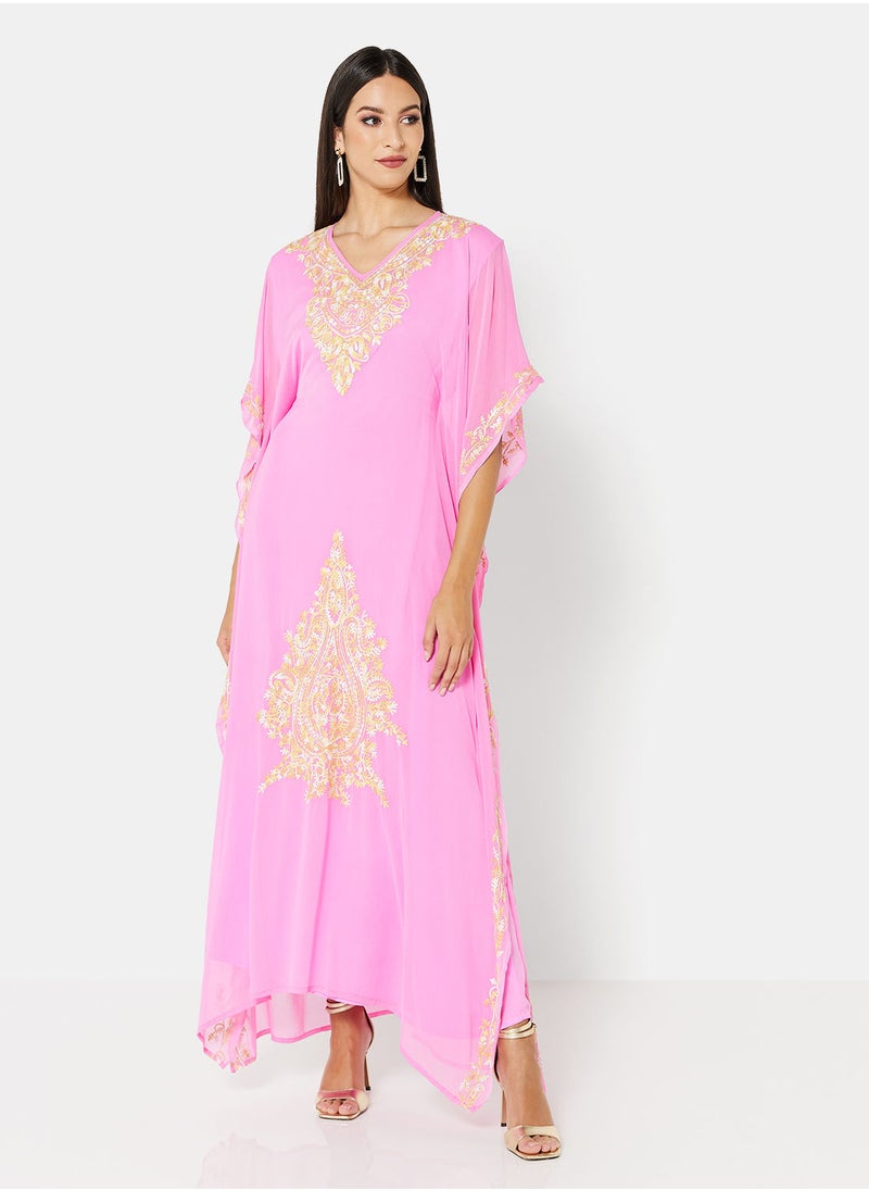 ARABIAN CLOSET EMBROIDERED KAFTAN  - Image 1