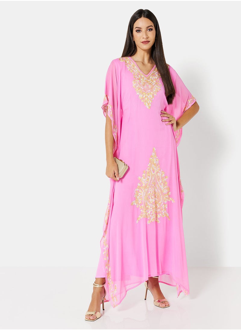 ARABIAN CLOSET EMBROIDERED KAFTAN  - Image 3