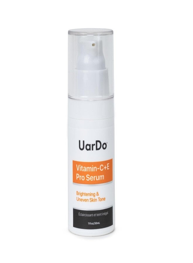 Uardo Vitamin-C+E Pro Serum 1 Fl Oz/ 30 ml - usn101 | Anti-Aging | Helps w/Wrinkles, Dark Spots & Fine Lines | Improve Skin Texture & Evens Out Tone | For Women and Men - Image 1