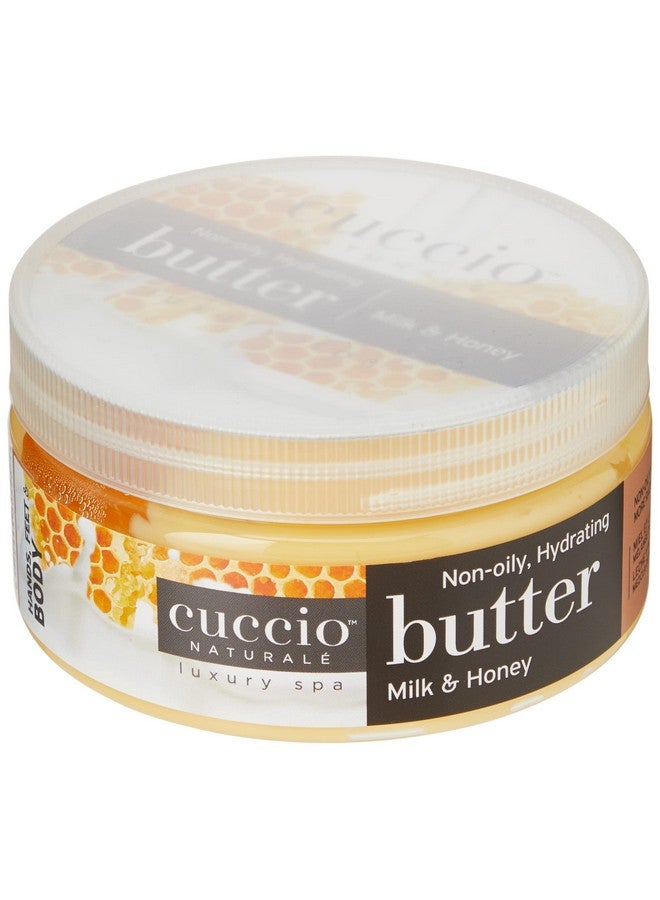 Cuccio Naturale Butter Blends - Ultra-Moisturizing, Renewing, Smoothing Scented Body Cream - Deep Hydration For Dry Skin Repair - Made With Natural Ingredients - Milk & Honey - 8 Oz - Image 2