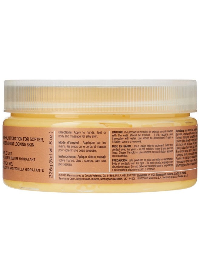 Cuccio Naturale Butter Blends - Ultra-Moisturizing, Renewing, Smoothing Scented Body Cream - Deep Hydration For Dry Skin Repair - Made With Natural Ingredients - Milk & Honey - 8 Oz - Image 3