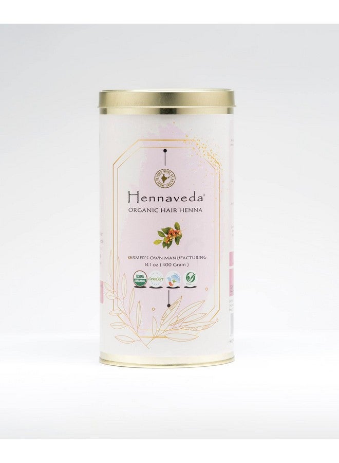 Hennaveda Hair Henna Powder 400G With Hair Dye Brush, Gloves And Shower Cap - Image 1