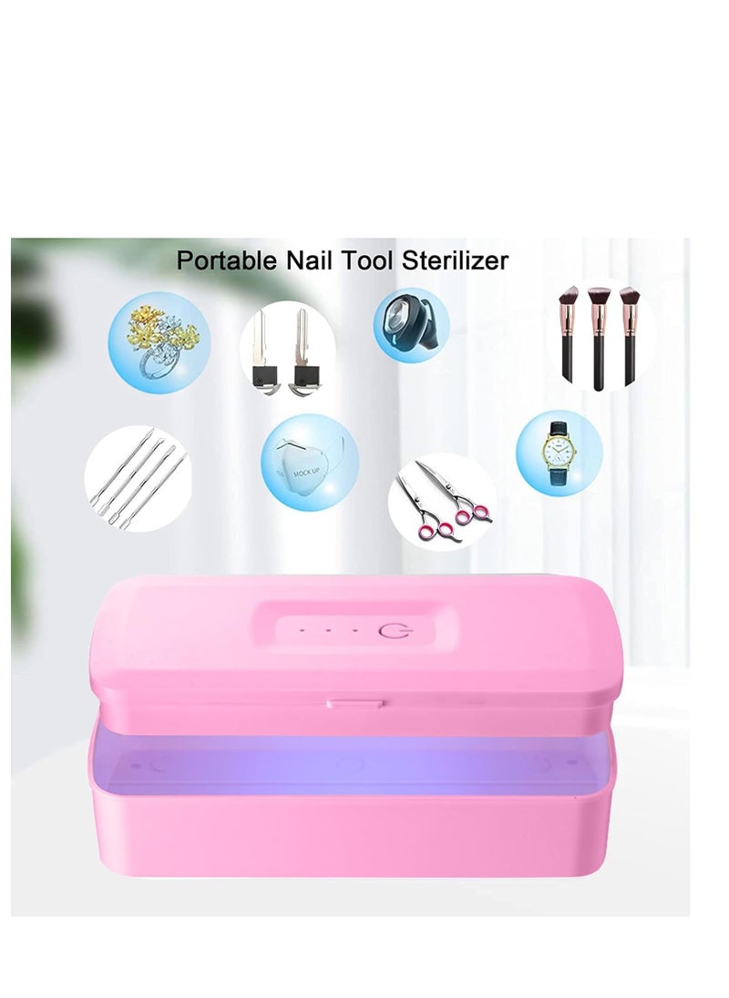 SYOSI Mini Sterilizer, UV Bactericidal Lamp, Sterilizing box for Phones Glasses Jewelry Headphone key Pacifier, Portable Hand Held Germicidal Underwear Sterilizer, Emitting 265nm Ultraviolet Shortwave  - Image 2