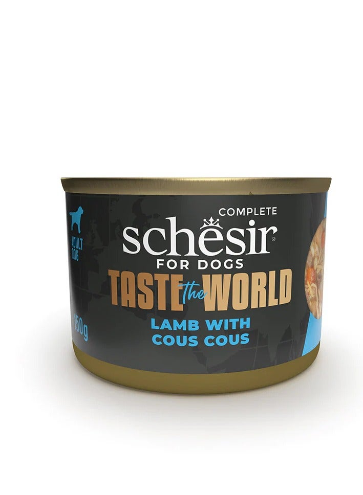 شيسر علبة 6 قطع 150 جرام من تذوق لحم الضأن العالمي مع الكسكس في المرق طعام رطب للقطط - Image 5