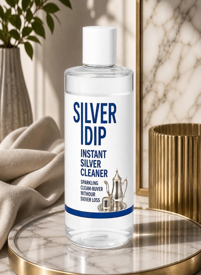 WISIMMALL Silver Dip Shine Restorer for Jewellery, Coins & Utensils | Easy Dip Cleaning | No Silver Loss | Ammonia-Free (300 ml) - Image 1