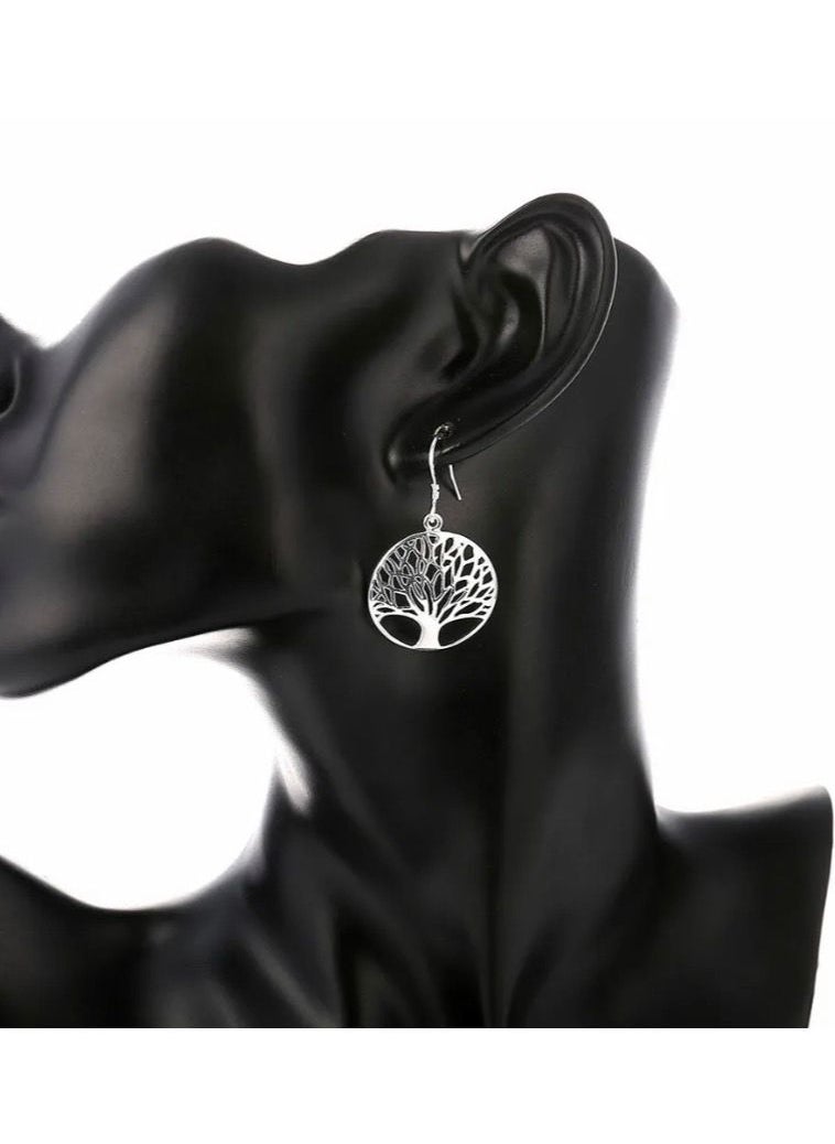 Dangle Charms - Elegant 925 Solid Silver Earrings For Women - Image 1