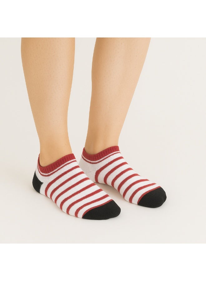 مودي سوكس جوارب Moody's النسائية فائقة الانخفاض MW-4303-P3 من القطن الناعم للكاحل (عبوة من 3 قطع، ألوان متنوعة)  36-40 (EU). - Image 5