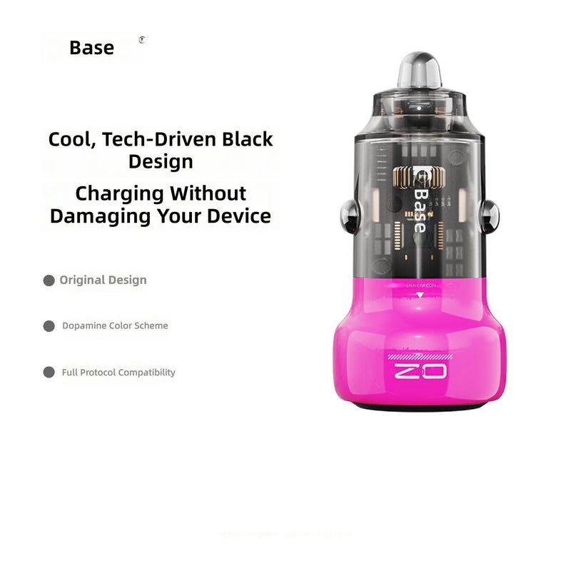 BASA Car Charger 48W Super Fast Charging, USB Adapter for Apple & Android - Image 2