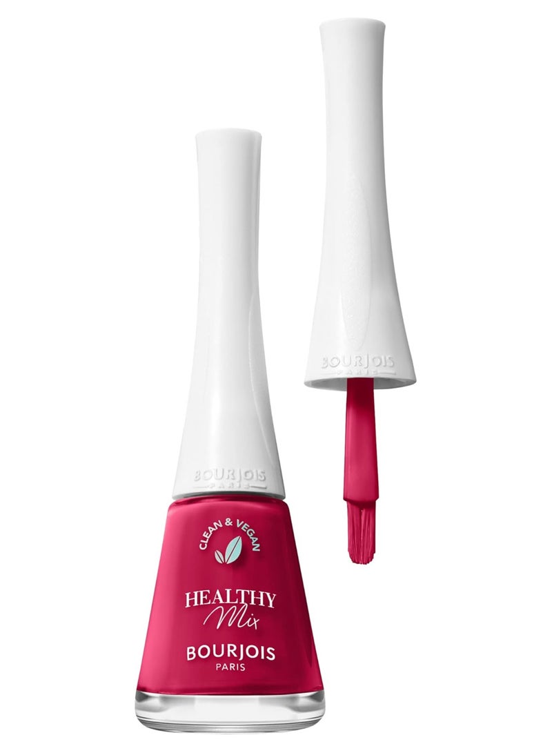 BOURJOIS PARIS Bourjois Healthy Mix Vegan Nail Polish 250–Berry Cute 9ml - Image 2