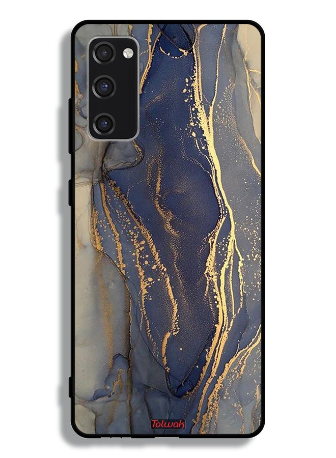 Tolwak Samsung Galaxy S20 FE Protective Case Cover Gliter Marble Pattern - Image 2