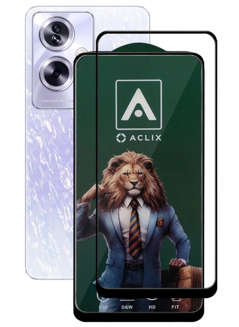 ACLIX Antistatic ESD Dustproof Premium Quality High Definition Tempered Glass Screen Protector Designed For Oppo A79 - Image 1