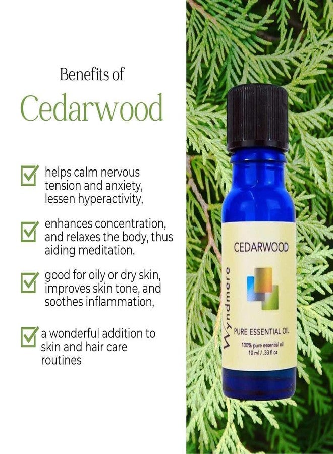 Wyndmere Cedarwood Essential Oil, 0.33 OZ, 100% Pure for Aromatherapy - Image 4