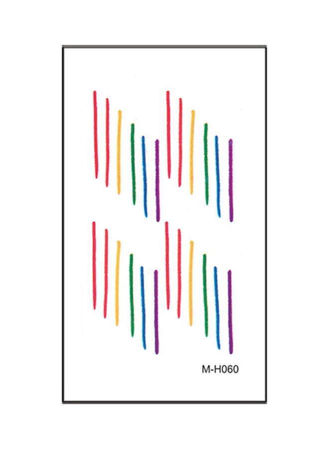 NIBEMINENT Waterproof Fashionable Temporary Tattoo Sticker Multicolour - Image 1