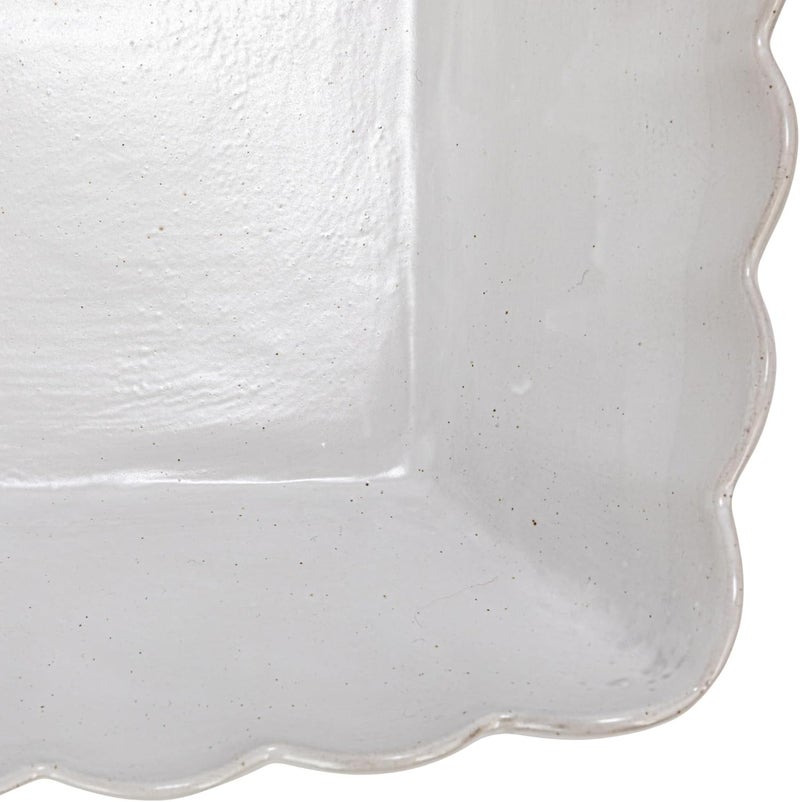 Creative CoOp Square Stoneware Serving Dish in Matte White  Set of 4 134  214  234 Sizes - Image 2