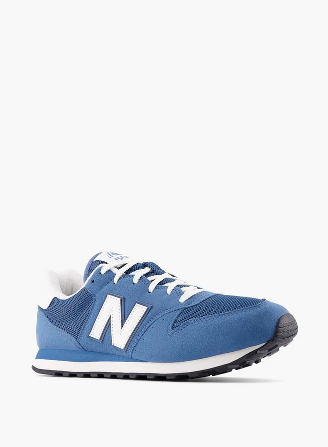 New Balance Men's Logo Print Lace-Up Sneakers