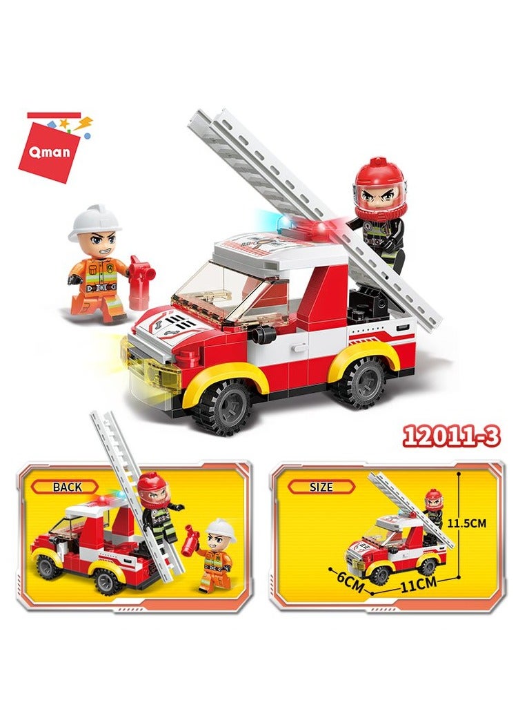 Qman Qman Fire Rescue Mini Set 12011-3 - Image 2