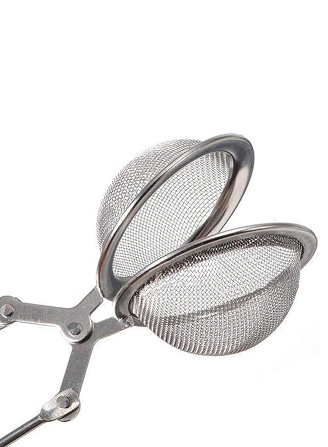 Bukela Tea Filter 3 Pack Snap Ball Tea Strainer with Handle for Loose Leaf Tea and Mulling Spices Stainless Steel Strainer Perfect Pincer Tea Ball Infuser Tea Filter Tong - Image 3