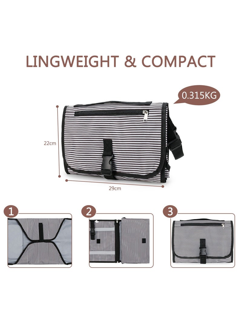 RedMapleTEK Foldable Diaper Bag for Going Out, Portable Baby Changing Pad - Image 5