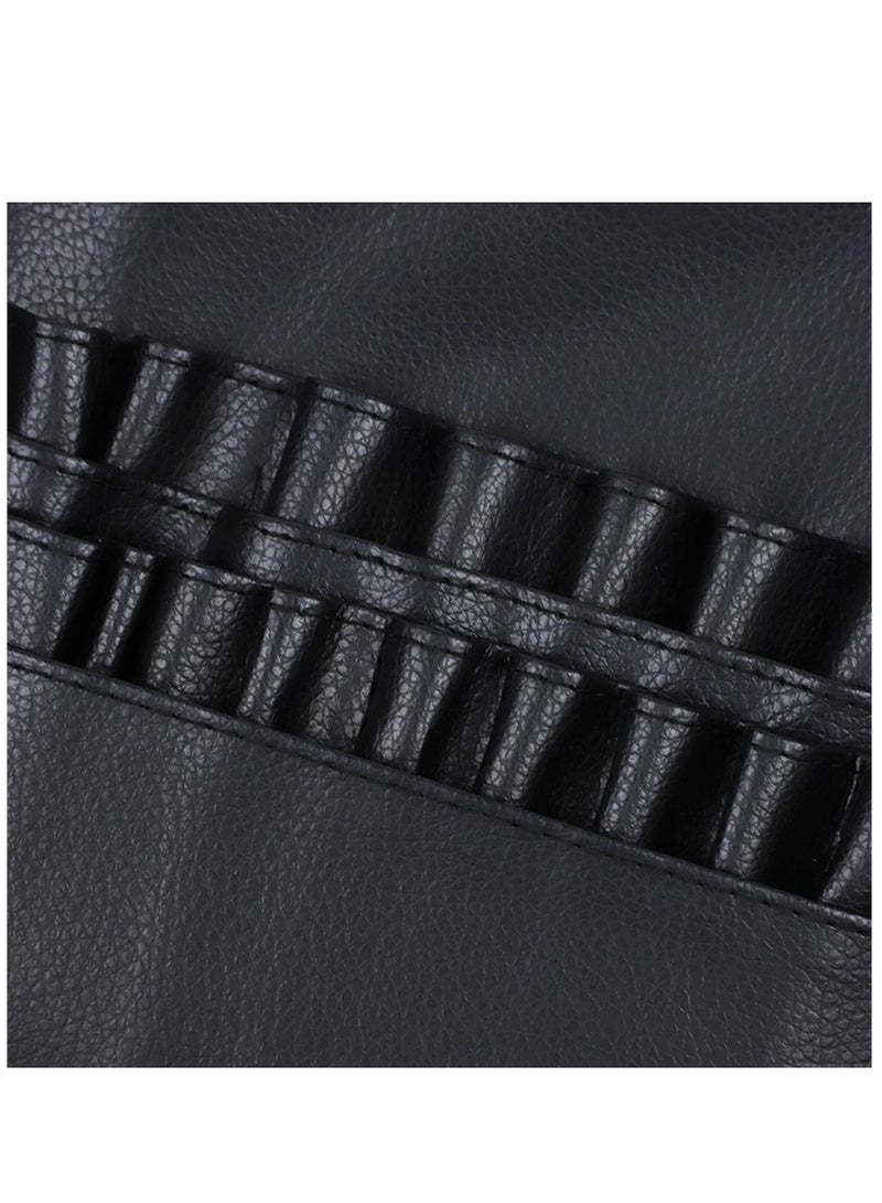 SYOSI SYOSI Makeup Brush Bag, Portable Makeup Brush Belt Makeup Brush Waist Multi Pockets Make-Up Tool for Salon & Travel & Home  - Image 4