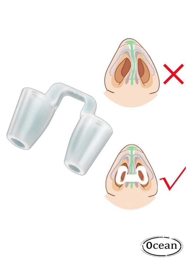 JS Face Healthly Silicone Nostril Retainer, Nose Pad for Surgery, Nose Retainer Rhinoplasty, Retainer for Work Surgery, %100 Silicone Nose Stud (No. 6) - Image 1