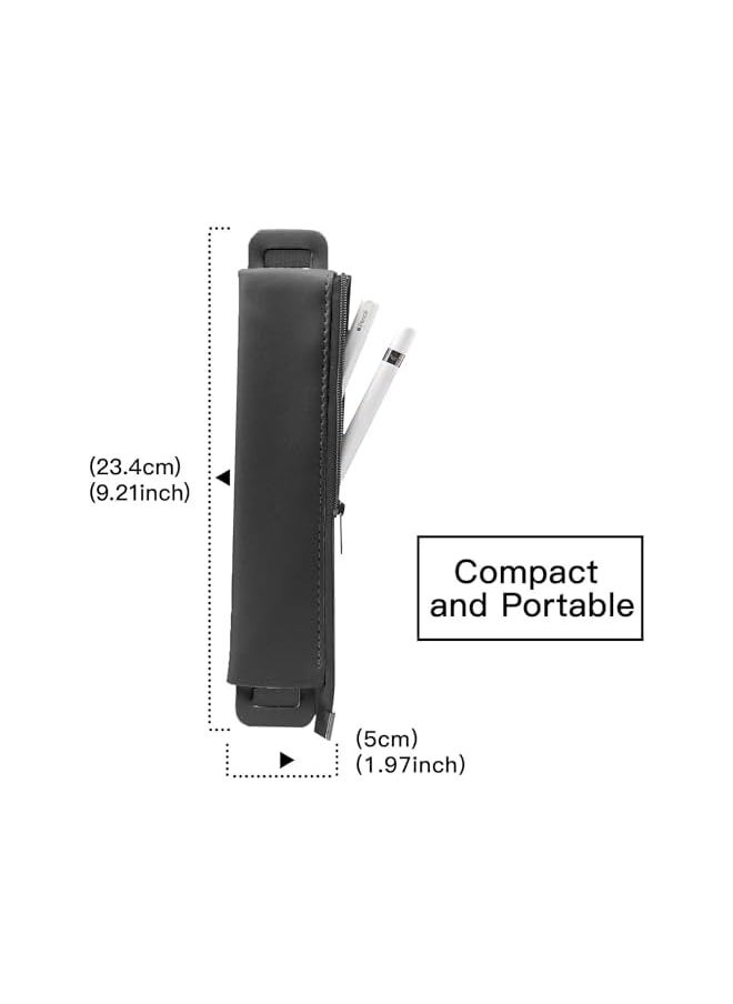 erorex Pencil Holder Compatible with Pencil Case (1st & 2nd Generation) Stylus Pen Sleeve Accessories Elastic Band for All Tablets Include Ipad (Black)  - Image 5