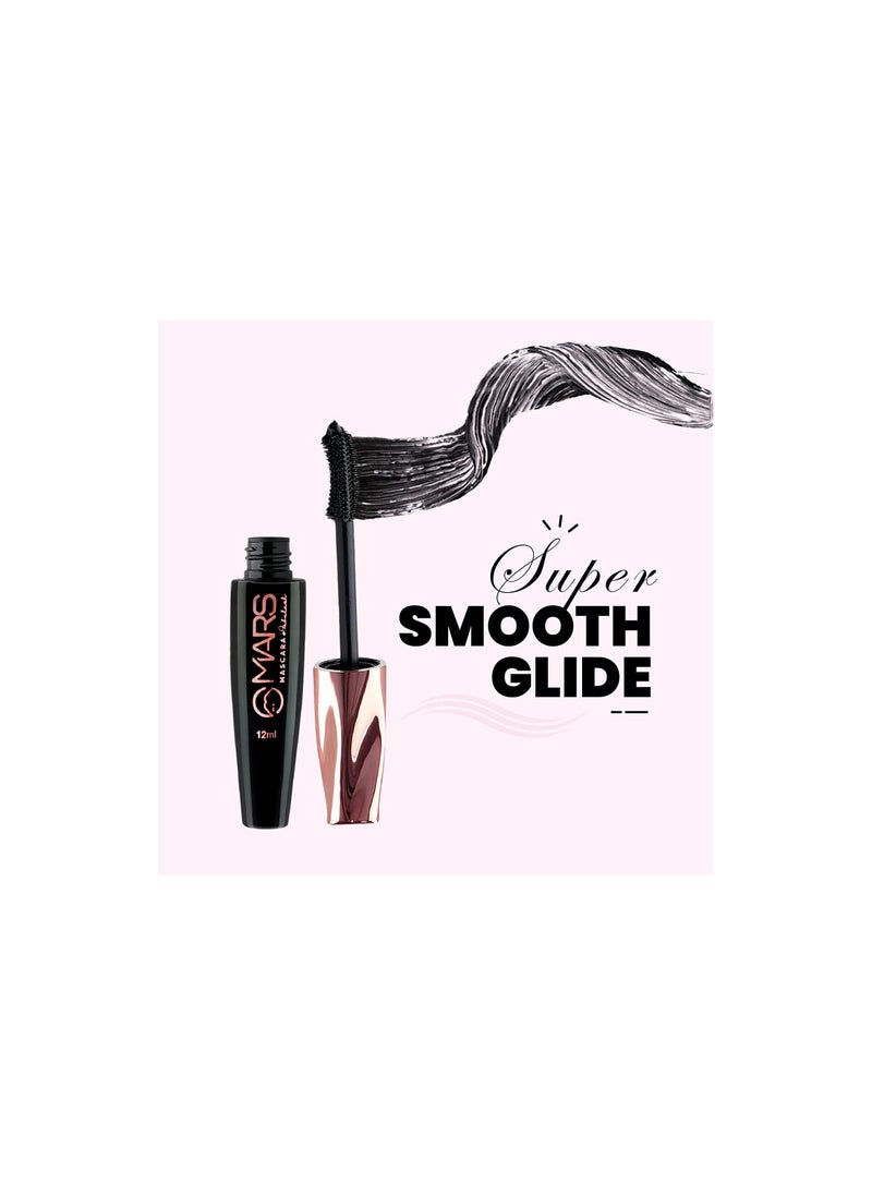 Mars - MARS Fabulash Volumising Mascara | Up to 18 Hours Stay | Waterproof with Intense Jet Black Color (12ml) (Black) - Image 1