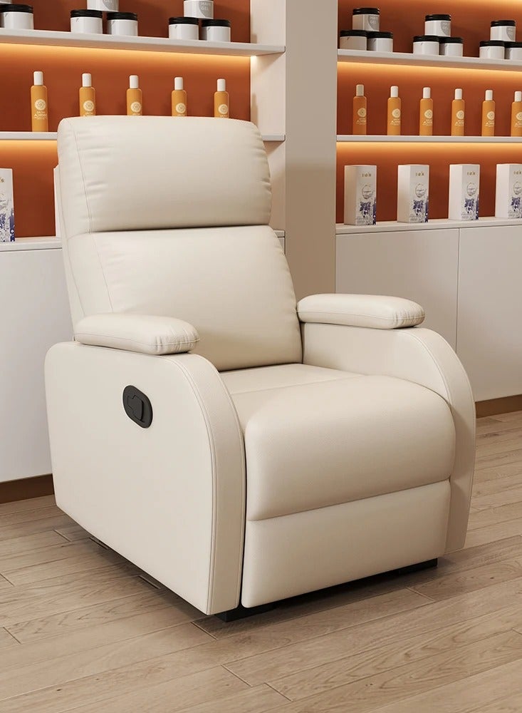 Massage Swivel Rocker Recliner Chair with Heat and Vibration Soft Fabric Ergonomic Rocking Comfy Oversized Lounge Chair Big and Tall Recliner Single Sofa with Side Pockets, USB Charge Port