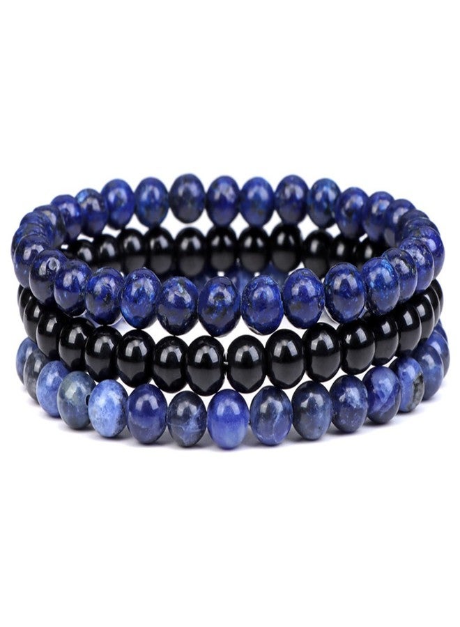 72ore Blue Friendship Bracelets Boho Beaded Bracelets for Womem Braided Stackable String Jewelry Gifts - Image 1