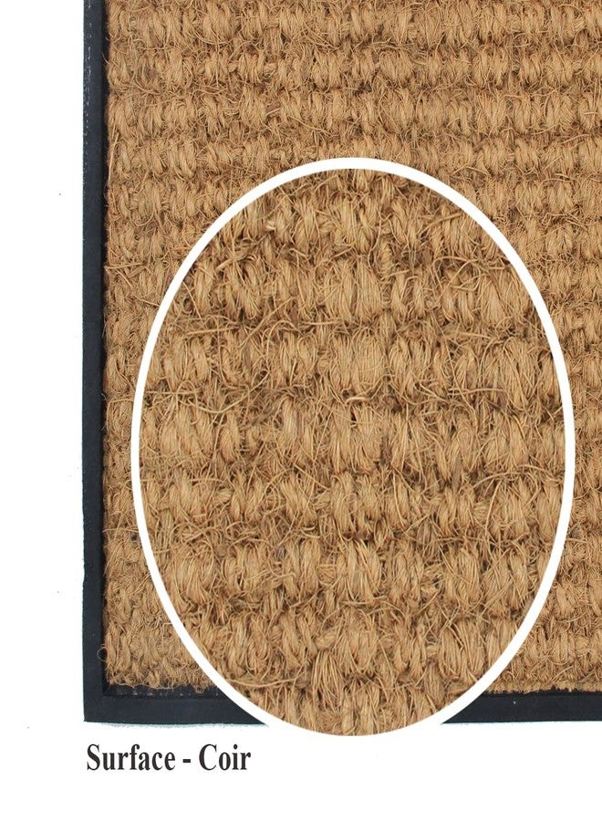 Atmah Natural Coir Cat Scratcher Mat Scratch Pad with Rubber Backing for Cat Grinding Claws Horizontal Cat Floor Scratching Pad Rug - Image 4