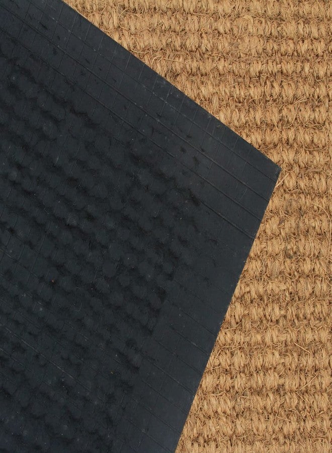Atmah Natural Coir Cat Scratcher Mat Scratch Pad with Rubber Backing for Cat Grinding Claws Horizontal Cat Floor Scratching Pad Rug - Image 5
