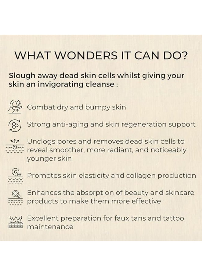 Ghar soaps - Exfoliating Gloves, Scrubber for Dead Skin Body by Ghar Soaps | Loofah for Women and Men | Gentle On Skin | Easy To Use | Scrub Gloves | All Dead Skin Cells, Blackheads, Impurities, Sustainable - Image 1